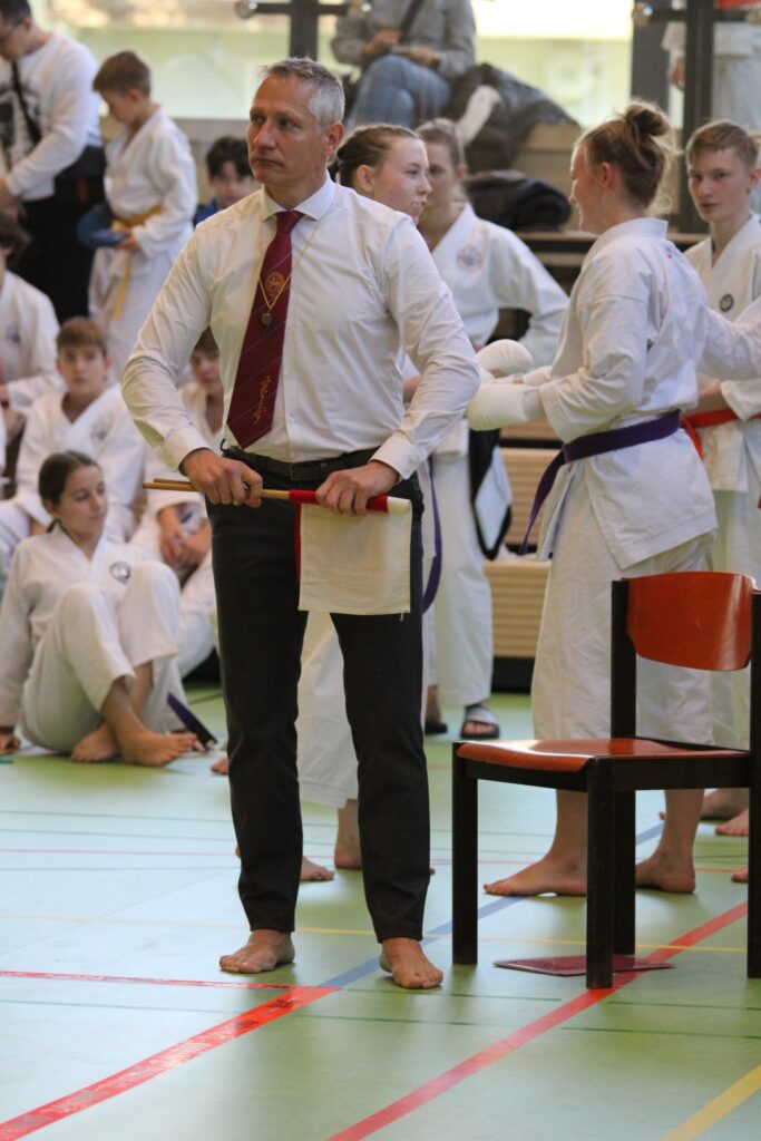 Michael als Kampfrichter